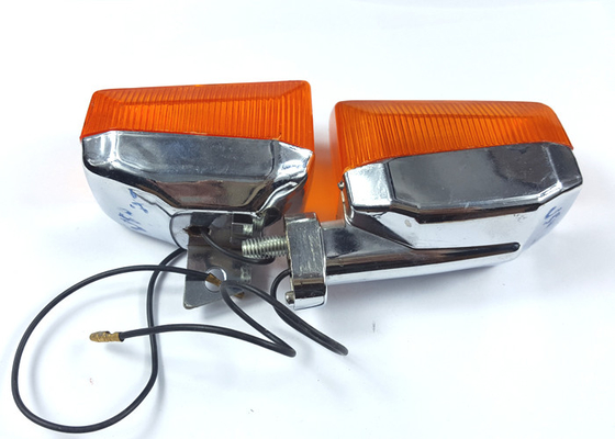 Πλαστικός λαμπτήρας Winker μοτοσικλετών/στροφή ελαφριά άσπρη περίπτωση κάλυψης V50 Φ και Ρ πορτοκαλιά